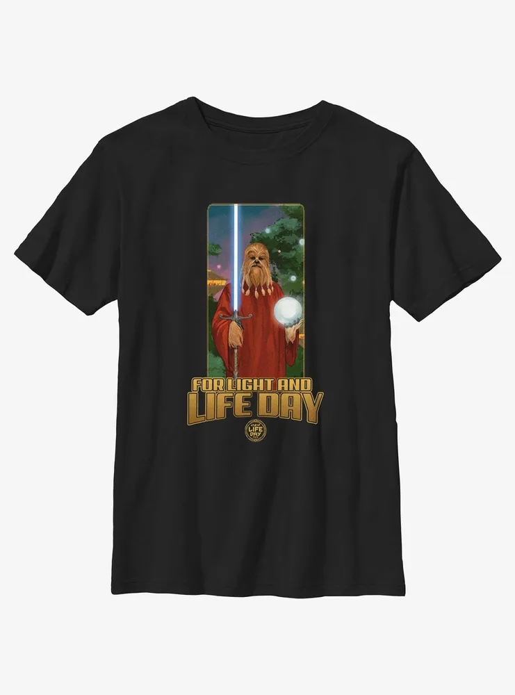 Star Wars Life Day Burryaga Poster Youth T-Shirt