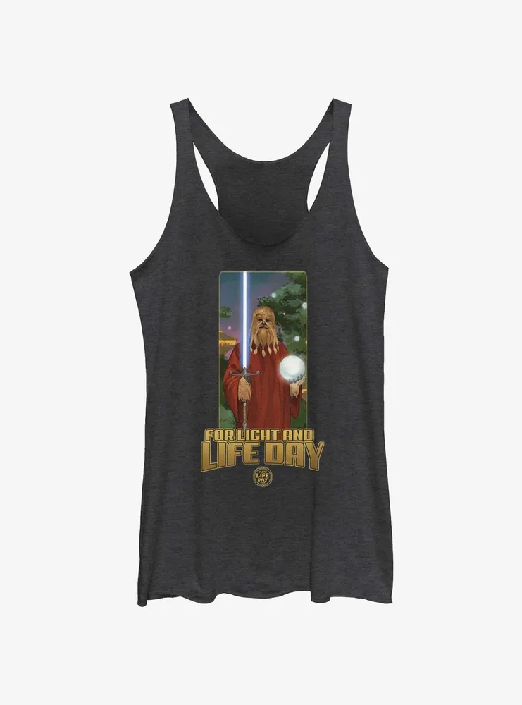 Star Wars Life Day Burryaga Poster Womens Tank Top