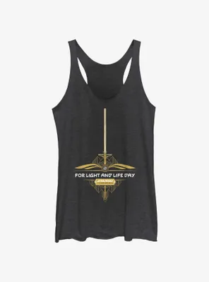 Star Wars Life Day The High Republic Lightsaber Womens Tank Top