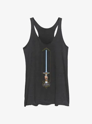 Star Wars Life Day High Republic Lightsaber Womens Tank Top