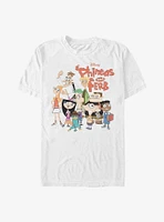 Disney Phineas Ferb The Group Extra Soft T-Shirt