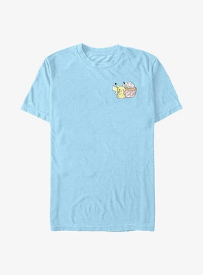Pokemon Chibi Pikachi Cupcake Extra Soft T-Shirt