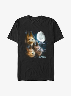 Marvel Ahsoka Three Loth Cat Moon Extra Soft T-Shirt