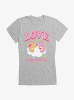 Care Bears Friend Bear & Love-A-Lot Love Is The Air Girls T-Shirt