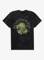 The Fairly Oddparents Big Superhero Wish Mineral Wash T-Shirt