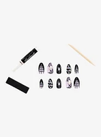 Blackheart Spider Lavender Faux Nail Set