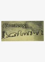 The Lord Of The Rings The Fellowship Metal Plaque