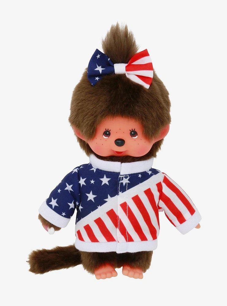 Monchhichi US Olympic Jersey Girl Doll