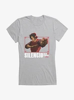 Seis Manos Silencio Portrait Girls T-Shirt
