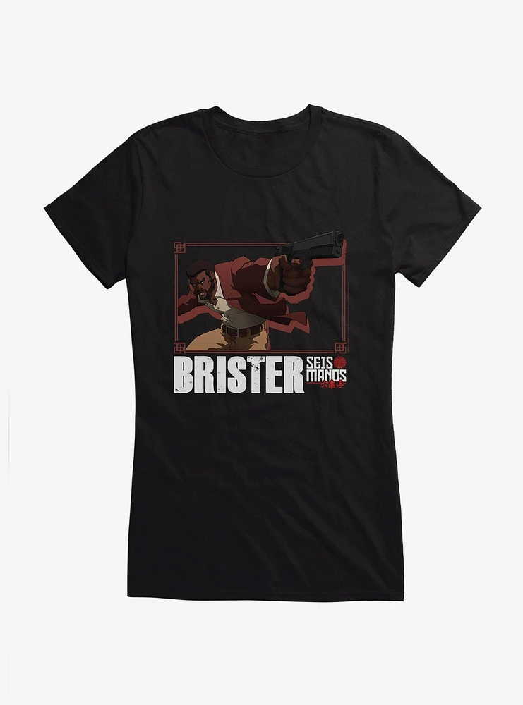 Seis Manos Brister Portrait Girls T-Shirt