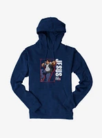 Seis Manos Jesus Portrait Hoodie