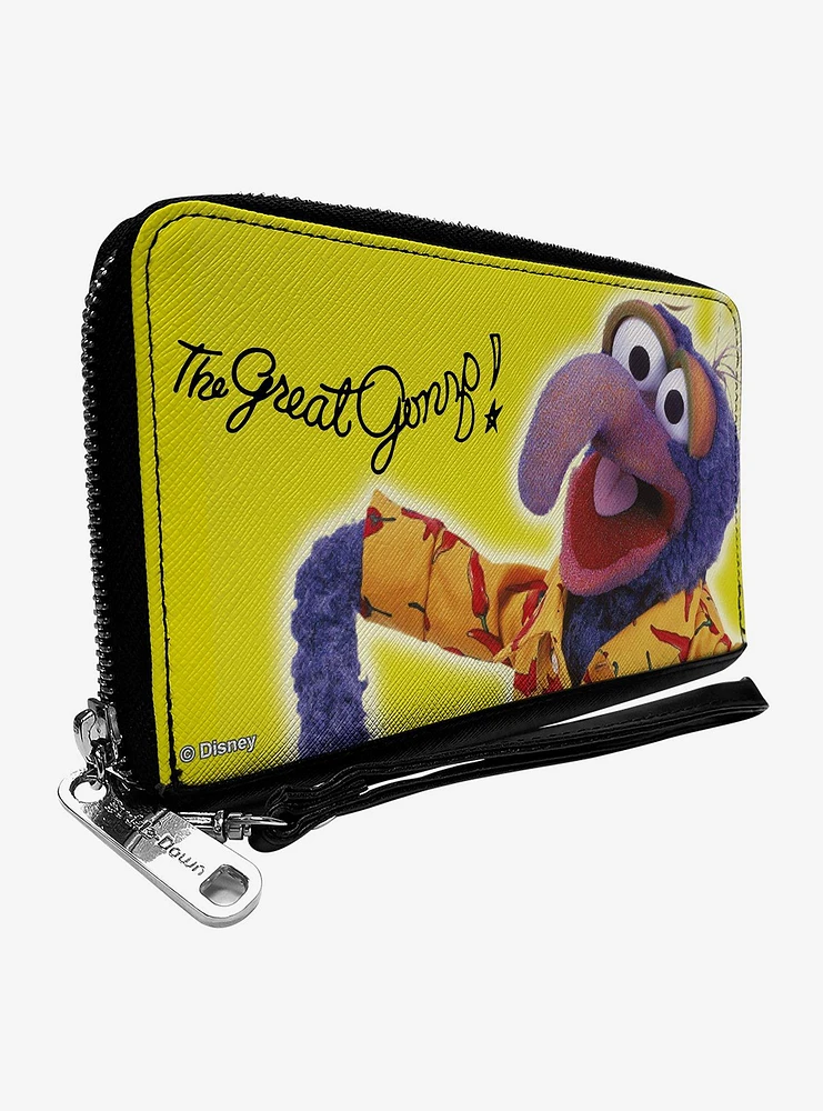 Disney The Muppets The Great Gonzo Portrait Zip Around Wallet