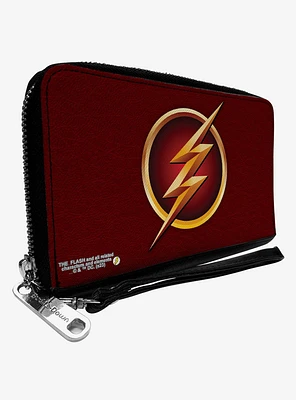DC Comics The Flash Logo Zip Around Wallet
