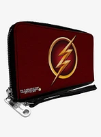 DC Comics The Flash Logo Zip Around Wallet