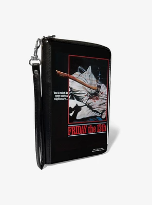 Friday the 13th You'll Wish It Were Only A Nightmare Zip Around Wallet