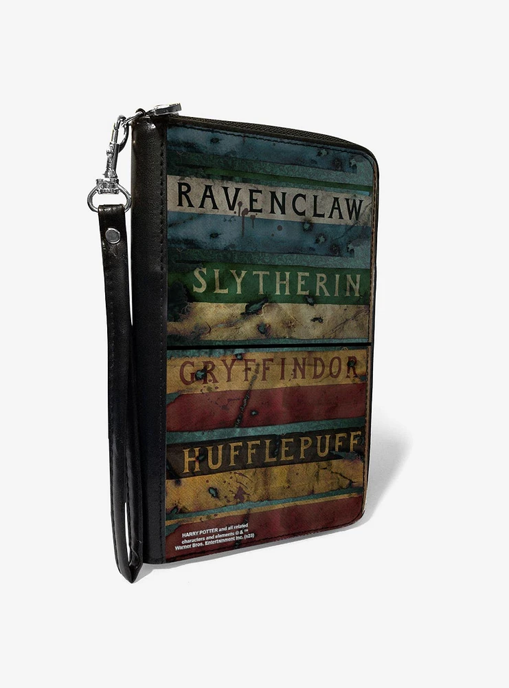 Harry Potter Houses Burnt Banners Zip Around Wallet