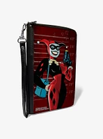 DC Comics Harley Quinn Mad Love Knock Zip Around Wallet