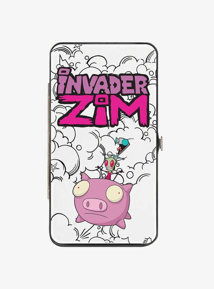 Invader Zim and GIR and Piggy Doddles Hinged Wallet