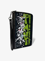 Teenage Mutant Ninja Turtles Half Shell Action Poses Zip Around Wallet