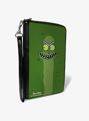 Rick and Morty Pickle Rick Grinning Zip Around Wallet