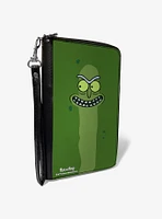 Rick and Morty Pickle Rick Grinning Zip Around Wallet