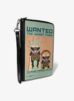 Rick and Morty Wanted Poster The Worst Thing Zip Around Wallet