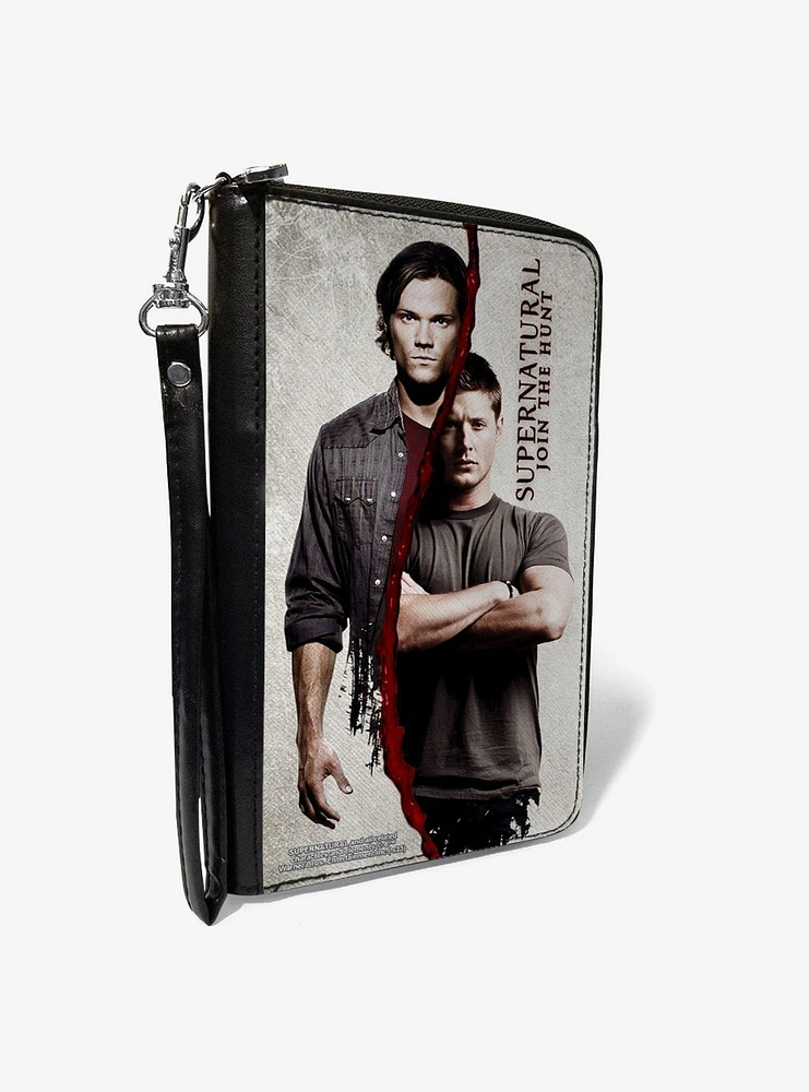 Supernatural Winchester Brothers Divided Zip Around Wallet