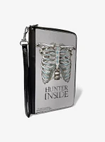 Supernatural Hunter Inside Rib Cage Poster Zip Around Wallet