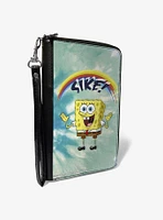 SpongeBob SquarePants Rainbow Sike Pose Zip Around Wallet