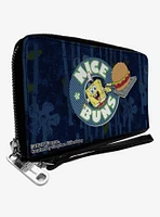 SpongeBob SquarePants Nice Buns Zip Around Wallet