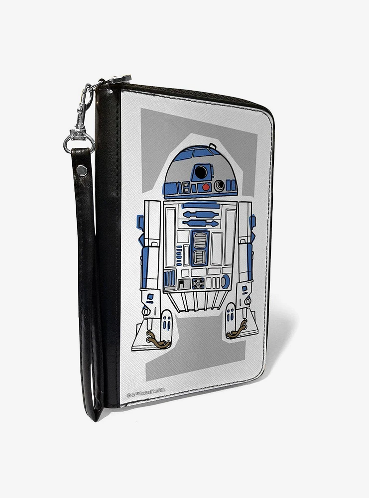 Star Wars R2-D2 Pose Zip Around Wallet