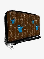 Fosters Home For Imaginary Friends Bloo Poses Zip Around Wallet