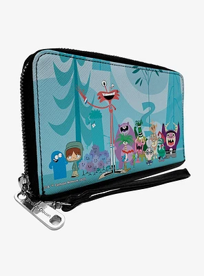 Fosters Home For Imaginary Friends Group Zip Around Wallet