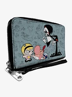 The Grim Adventures of Billy and Mandy Group Zip Around Wallet