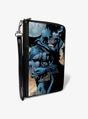 DC Comics Batman Hush Kissing Catwoman Comic Zip Around Wallet