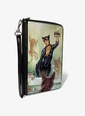 DC Comics Catwoman Issue #34 Selfie Variant Comic Zip Around Wallet