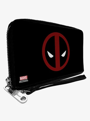 Marvel Deadpool Logo Zip Around Wallet