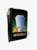 Disney Ratatouille Emile and Remy Chef Hat Pose Zip Around Wallet