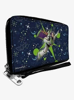 Disney Pixar Toy Story Buzz Lightyear Flight Pose Zip Around Wallet