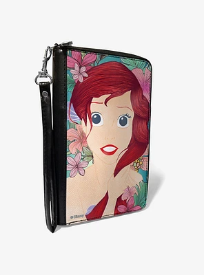 Disney The Little Mermaid Ariel Fixing Hair Zip Around Wallet