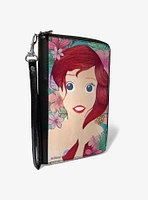 Disney The Little Mermaid Ariel Fixing Hair Zip Around Wallet