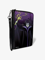 Disney Snow White Maleficent Staff Forest of Thorns Zip Around Wallet