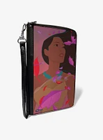 Disney Pocahontas Colors of The Wind Zip Around Wallet