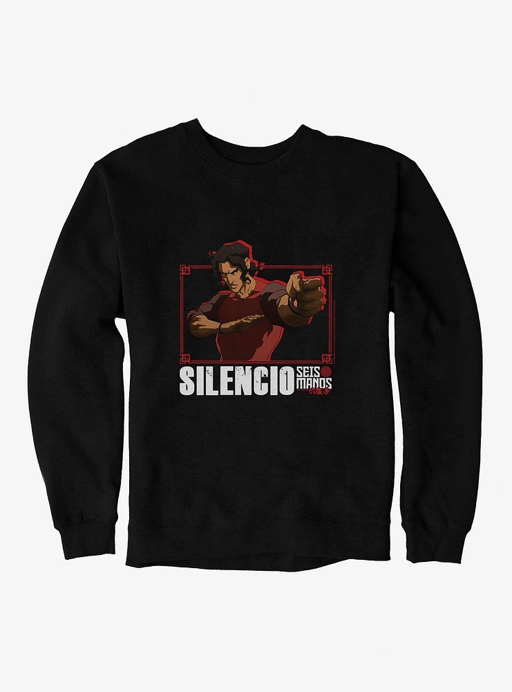 Seis Manos Silencio Portrait Sweatshirt