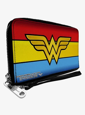 DC Comics Wonder Woman Logo Zip Around Wallet