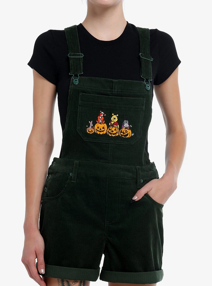 Disney Winnie The Pooh Halloween Corduroy Shortalls