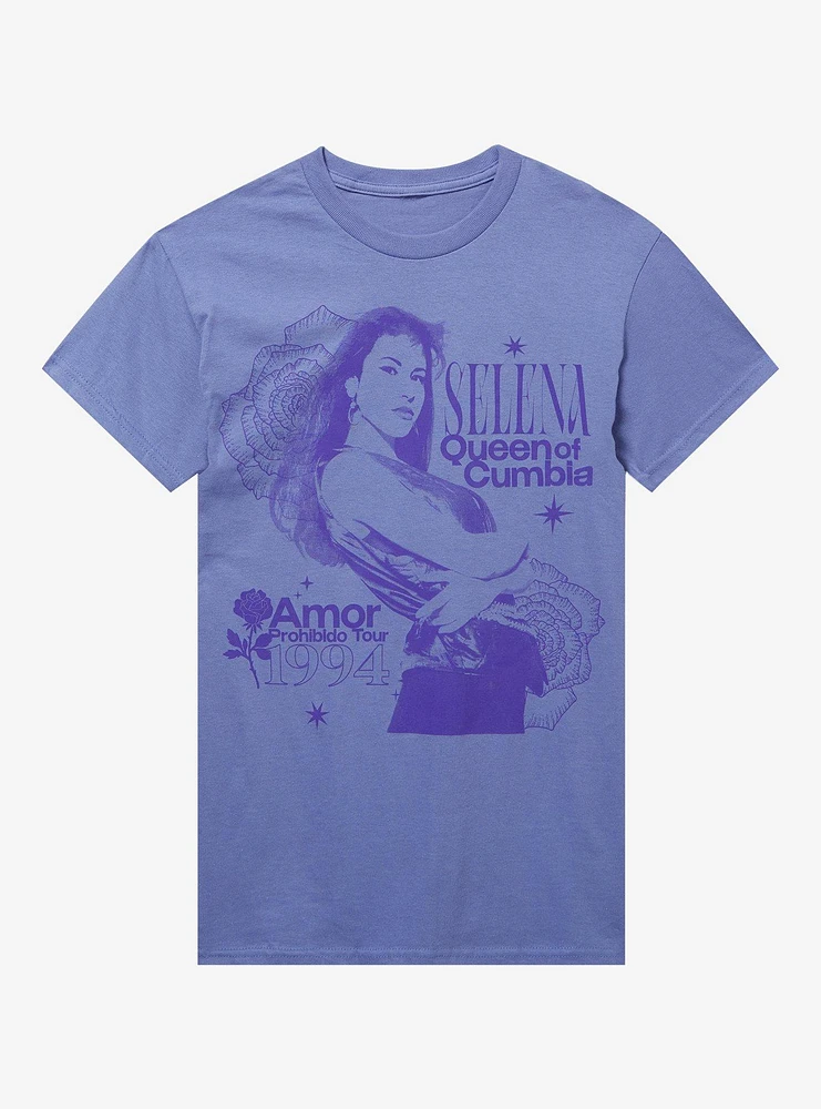Selena 1994 Amor Prohibido Tour Boyfriend Fit Girls T-Shirt