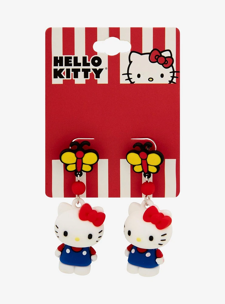 Sanrio Hello Kitty Butterfly Figural Earrings — BoxLunch Exclusive