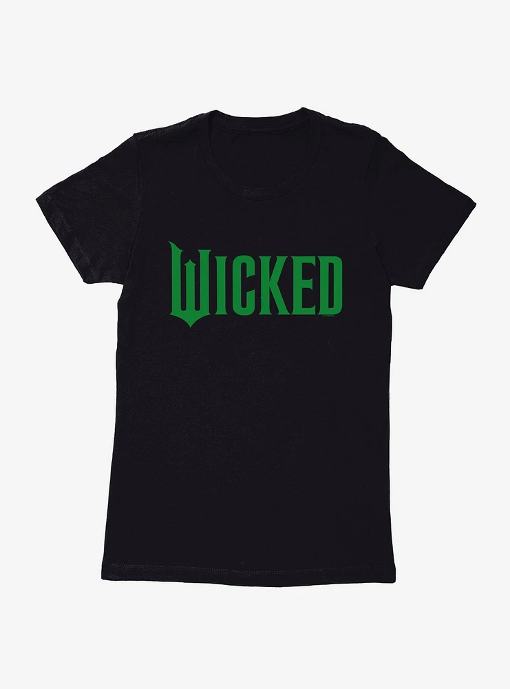 Wicked Movie Green Logo Womens T-Shirt