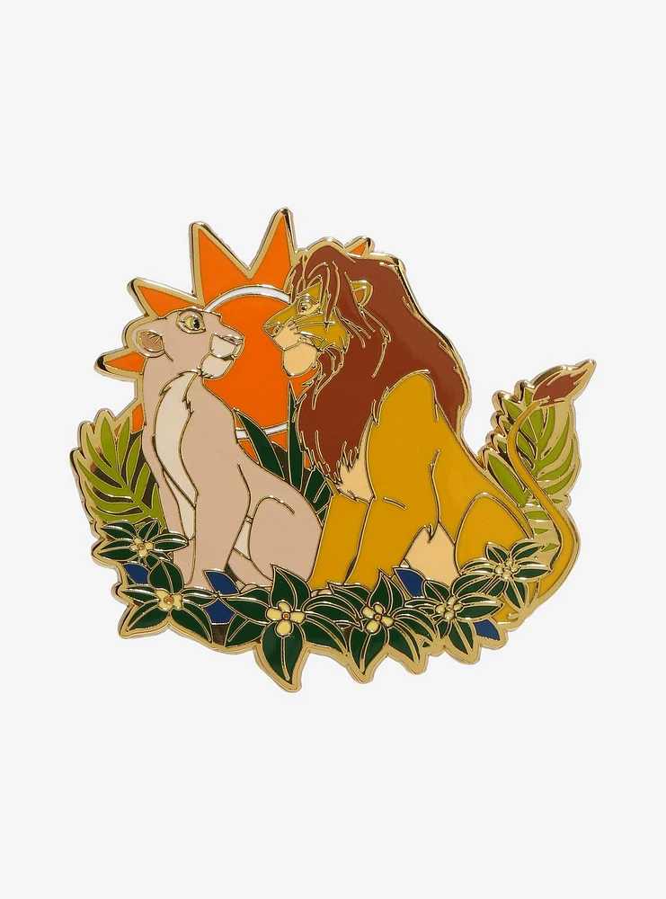 Disney The Lion King Simba & Nala Sunshine Enamel Pin - BoxLunch Exclusive